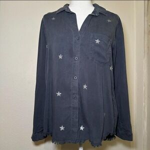 Cloth & Stone Star Embroidered Button Down